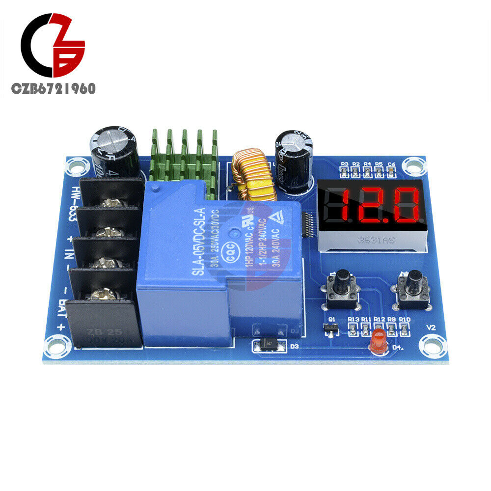 Lead-acid Battery Charger Controller 6-60V Protection Switch 12V 24V 48V XH-M604