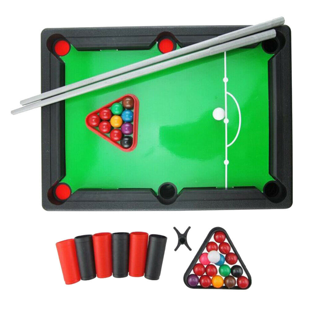 Mini Pool Billiards Home Parent Child Interaction Toys Gift 33x24x6.5cm