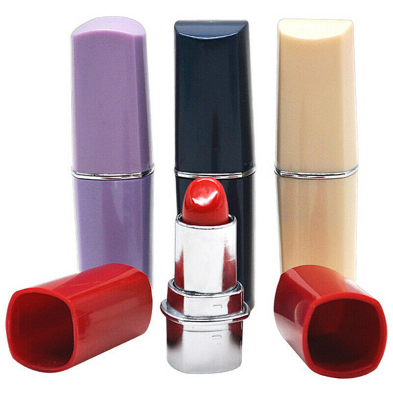 1pc Cute Secret Lipstick Shaped Stash Pills Box Holder Medicine Organizer.l8