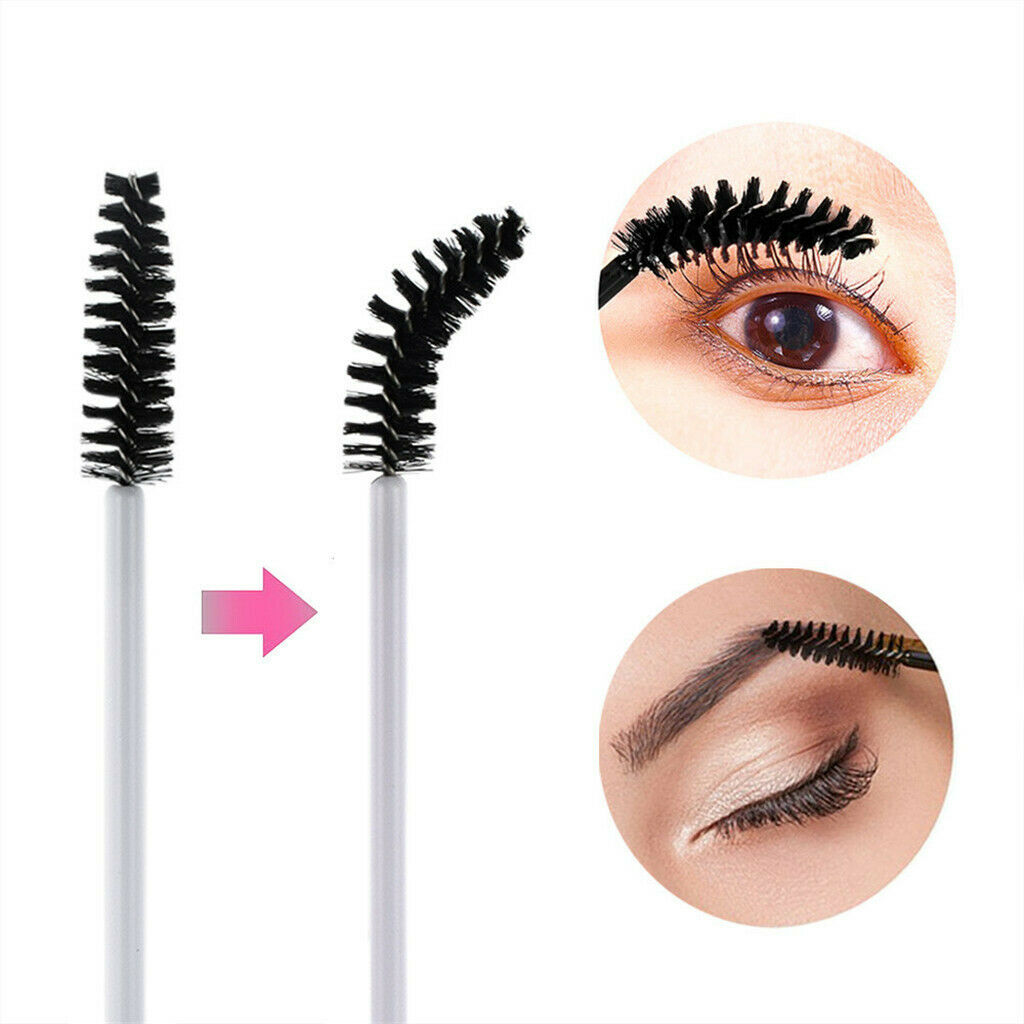 150Pcs Disposable Eyelash Mascara Wands Lip Eyeliner Makeup Brush Kit Black