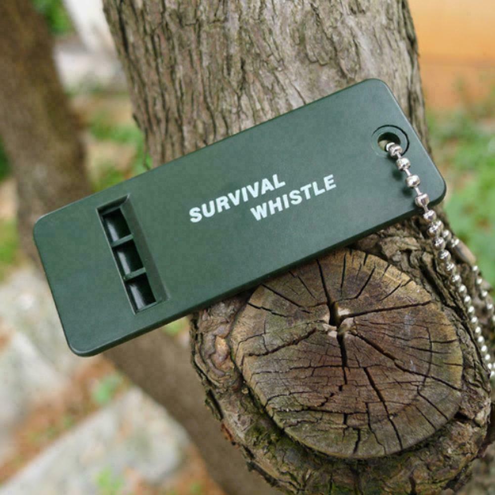 Tri-band Outdoor Survival Whistle For Help Whistle Frequency Treble High J2J0