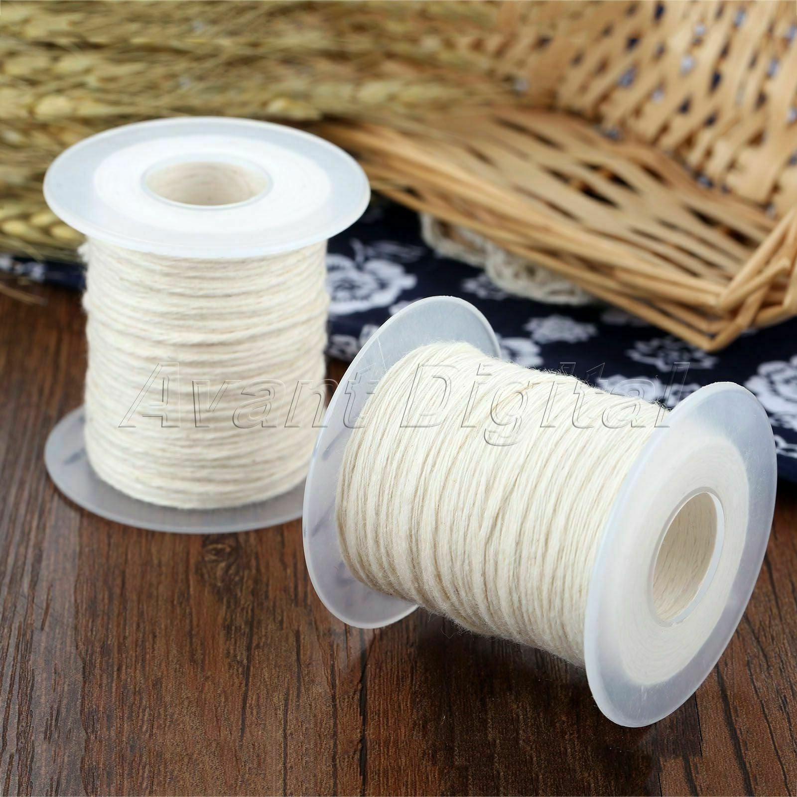 DIY Crafts Candle Making Supplies Wicks Core Unwaxed Cotton Wick 61*1mm 1Roll
