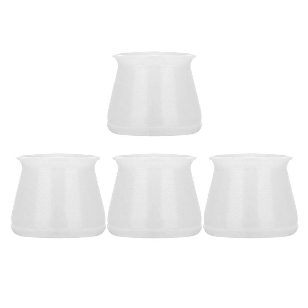 16 Pieces Non-slip Round Chair Leg Caps Silicone Garden Stool Feet Covers
