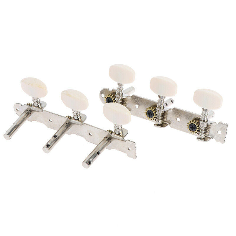 2Pcs Classical Guitar Tuner Acoustic Guitar Tuning Keys Steel Pegs Machine  Qx
