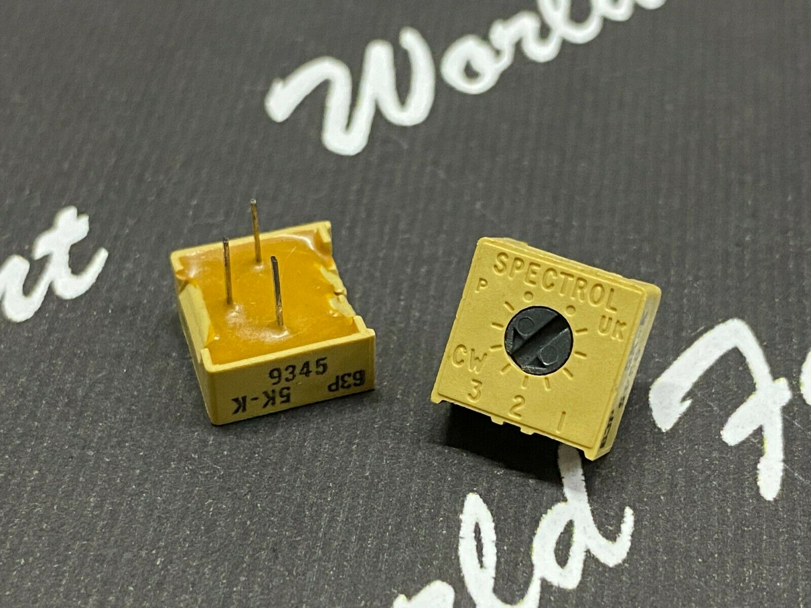 4pcs - SPECTROL 63P 5K 10% Trimmer Resistor / Potentiometer  10mm