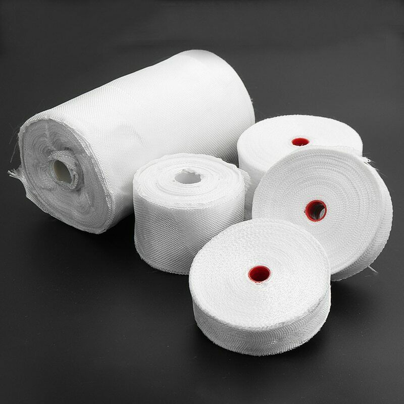2 Rolls 20mm Plain Weave Fiberglass Cloth Tape E-Glass wide Fiber
