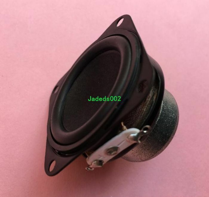 2pcs 40mm 4Ω 6W full-range speaker loudspeaker 4ohm Rubber edge Audio Parts