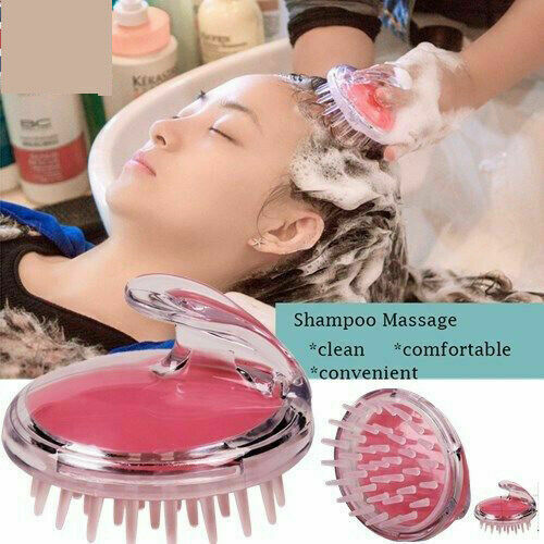 Silicone Massager Shampoo Scalp Soft Shower Body Washing Hair Brush Comb Massage