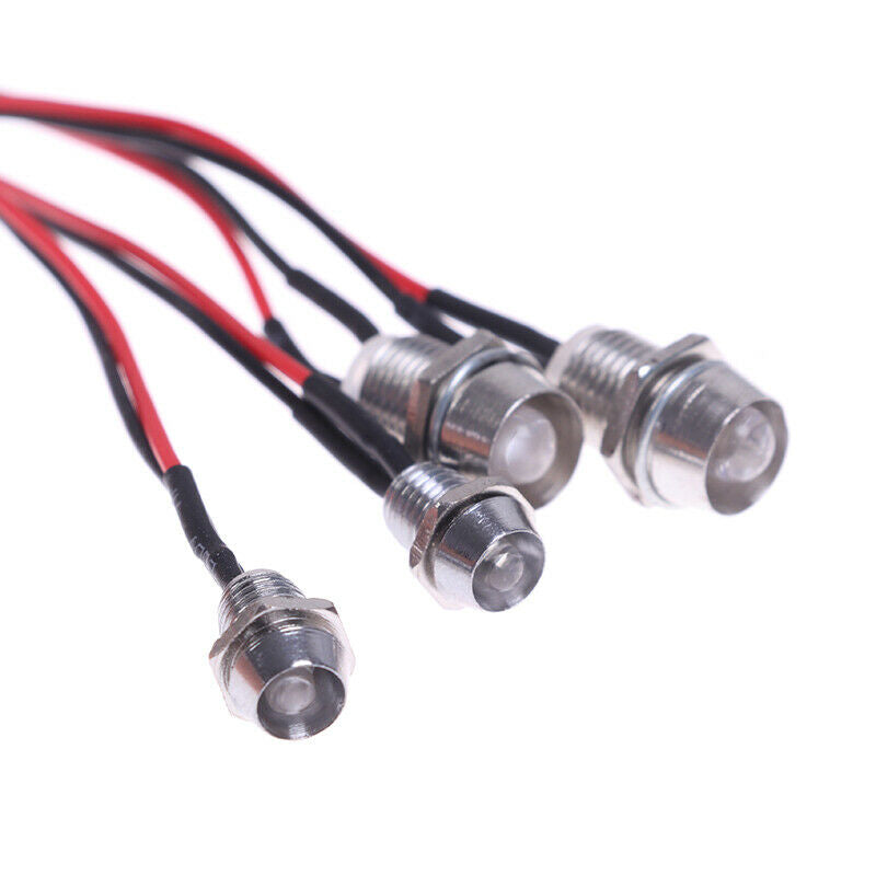1Pc RC On-Road Car LED Night 5mm White And 3mm Red Headlamps 4 LED Lig.l8