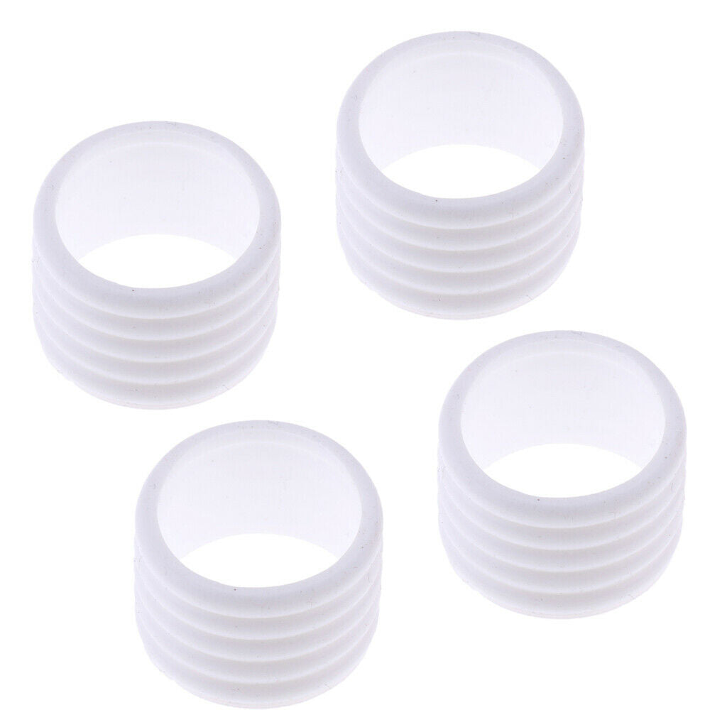 4 Pieces Badminton Squash Tennis Racket Silicone Handle Grip Fix  Protector