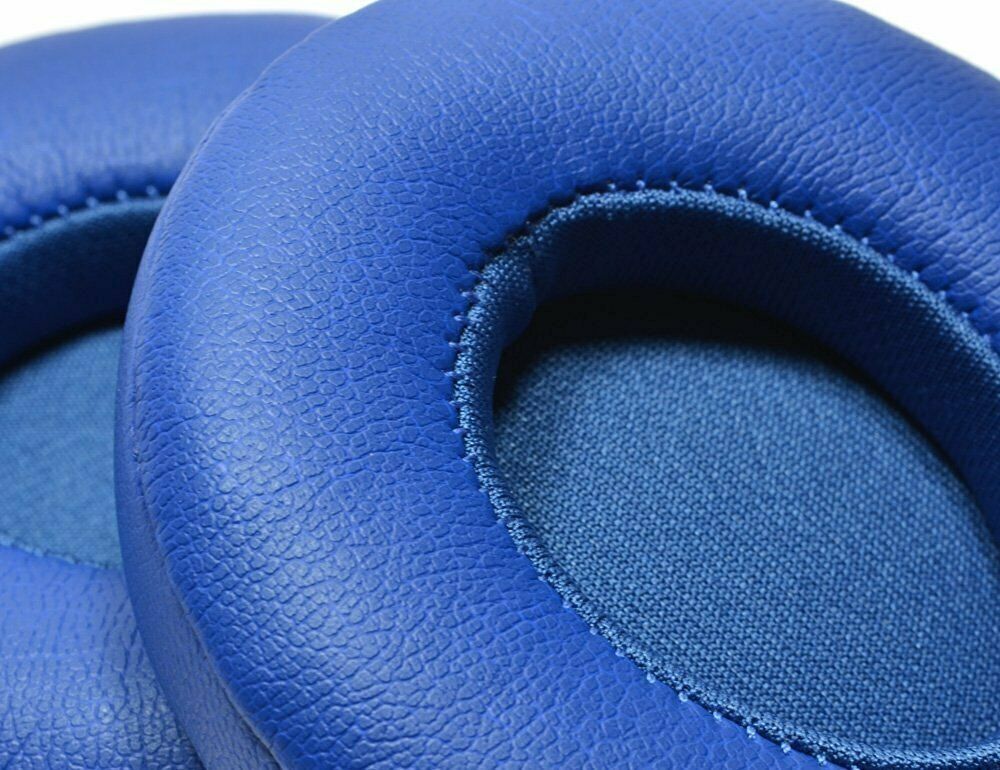 Blue Ear Pads for Beats By Dre Solo3 Wireless Headphones Covers Cushions Kit