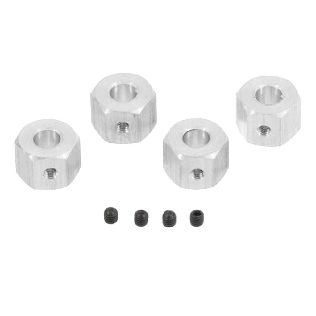 4 Packs 12mm Wheel Drive Hub Converter DIY Part WPL JJRC MN Cars Accessory
