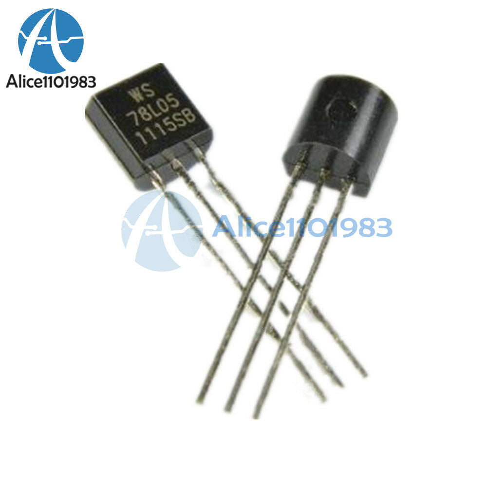 10PCS WS78L05 78L05 TO-92 5V 100mA Voltage Regulator IC
