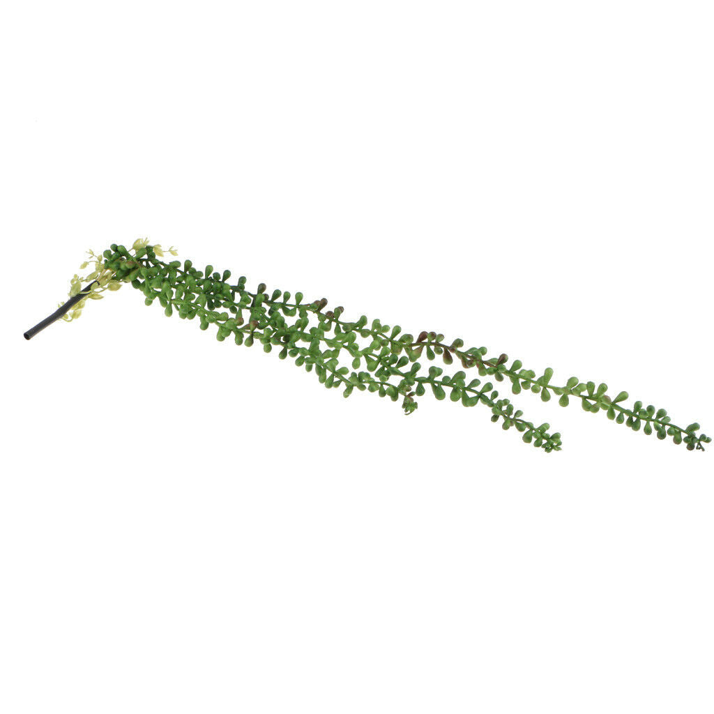 Artificial String of Pearls Hanging Plants Home Garden Wedding Flower Green