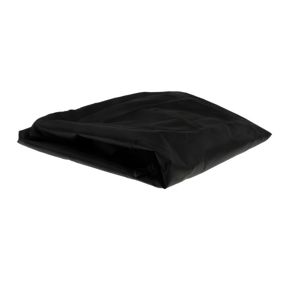 2x Waterproof Anti-dust Kayak Cockpit Cover Spray Deck Storage Day Bag Black