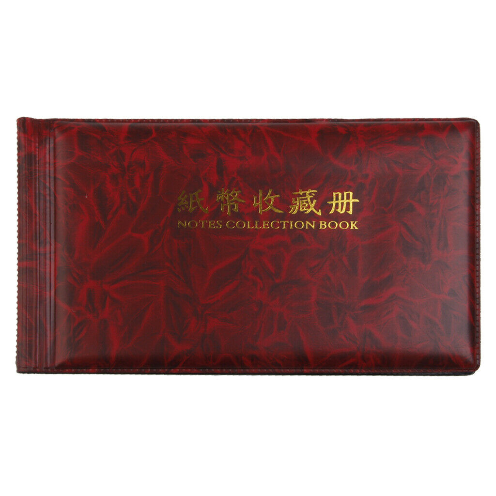 2x Coin Holder Album - Paper Money Collection 60 Pockets for Collectors and