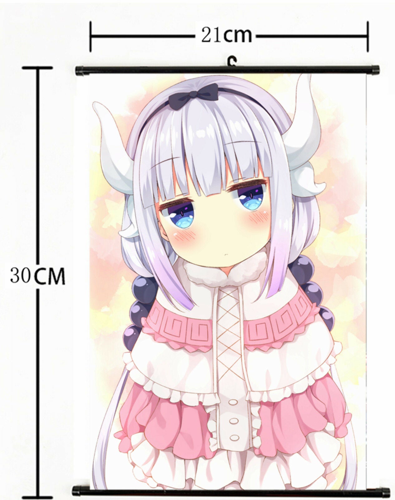1891 HOT Anime Kobayashi san Chi no Maid Dragon Wall Scroll Poster  Home Decor