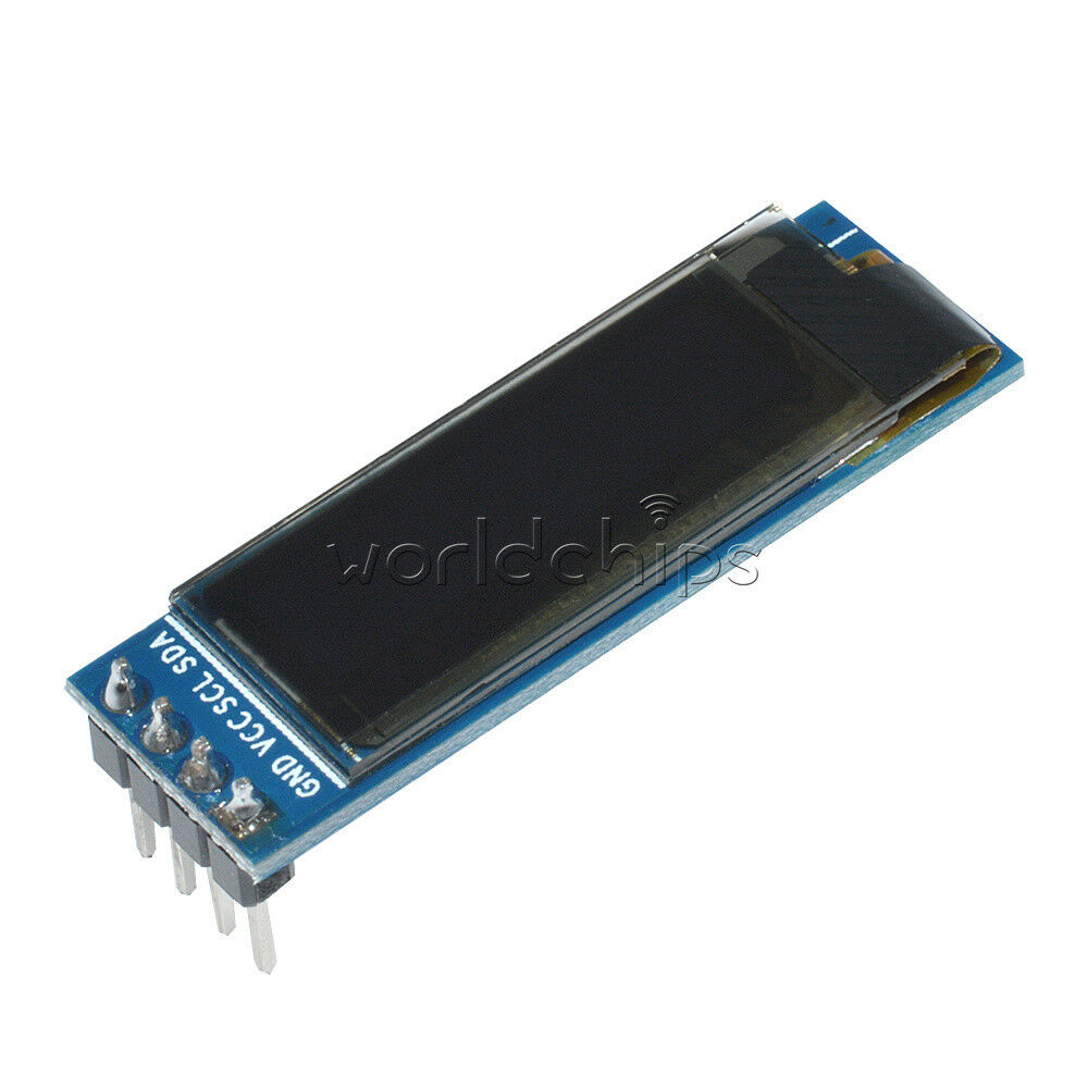 Blue IIC I2C 0.91'' 128x32 OLED LCD Display DIY Module 3.3V/5V For PIC Arduino