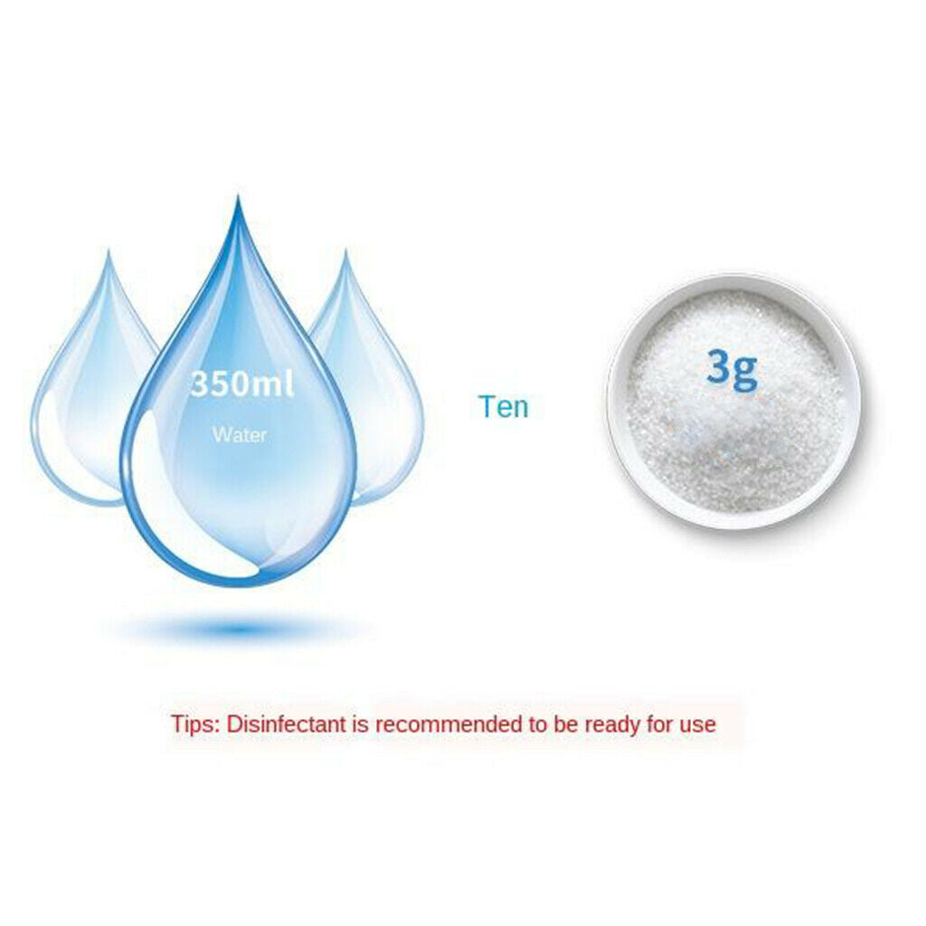 2pcs 350ml Sodium Hypochlorite Generator USB Detergent Generator Maker