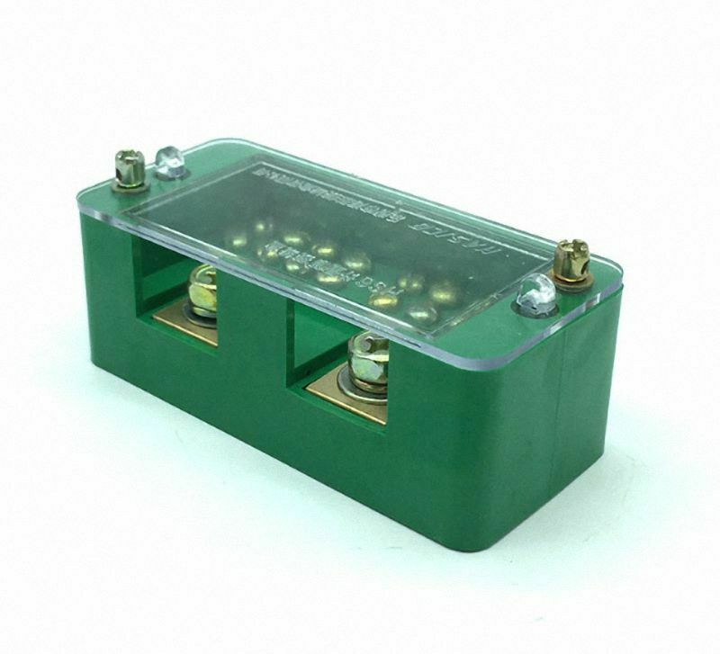 2 Input 8 Out Terminal Block Bus Bar Box Wire diameter 0.75 to 10 Square mm