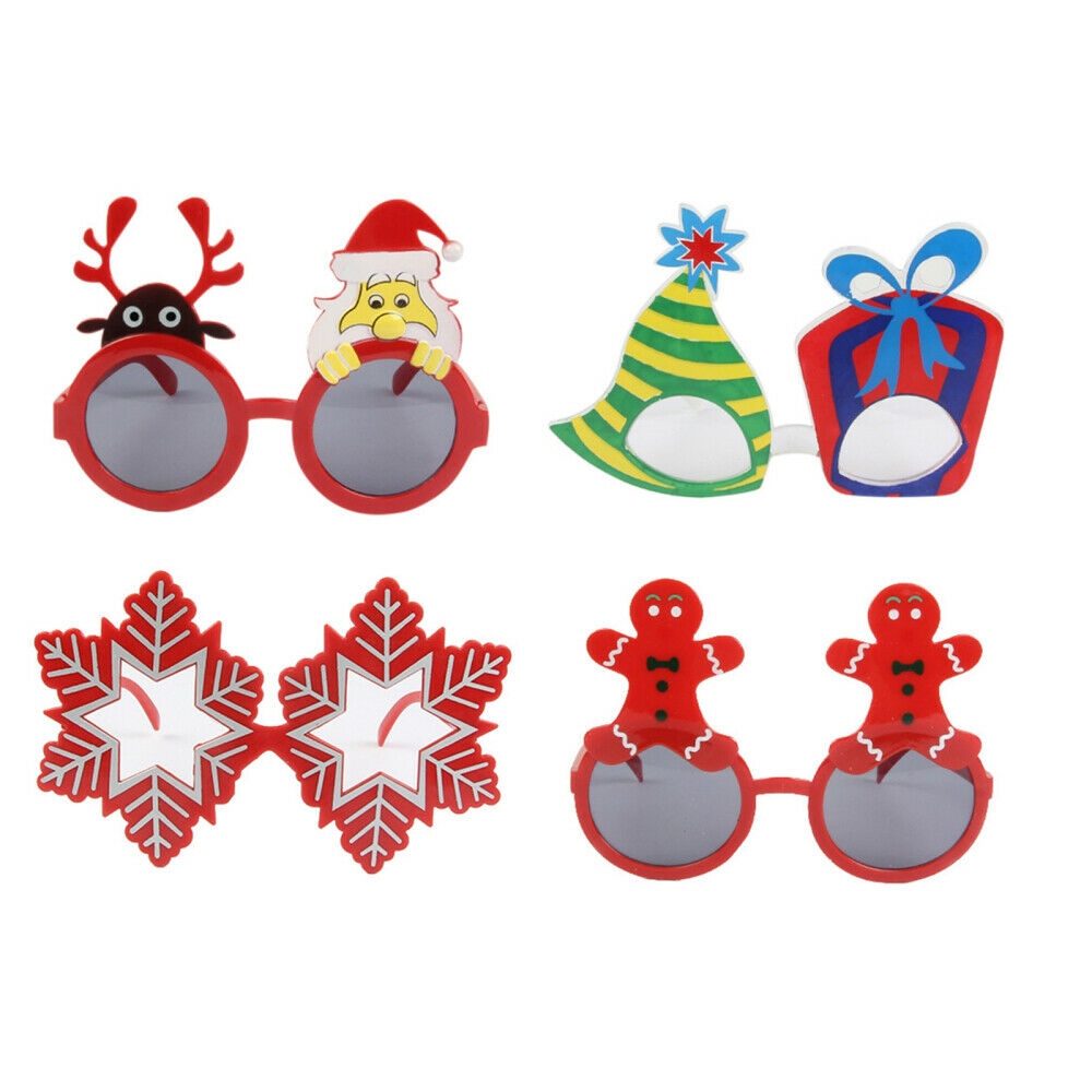 7pcs Christmas Glasses for Kids Adults Gifts Ornaments Christmas Holiday Party