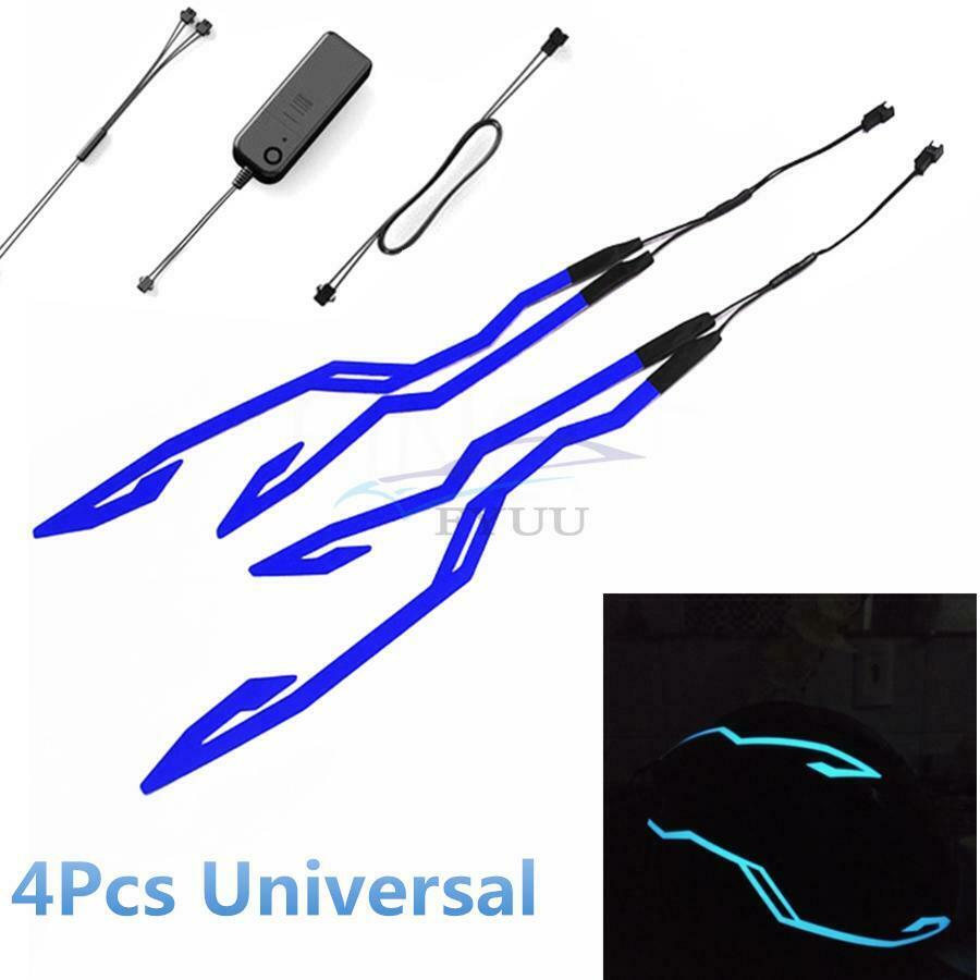 Mode Motorcycle Bike LED Signal Helmet Light Night Light Riding Decorative Strip
