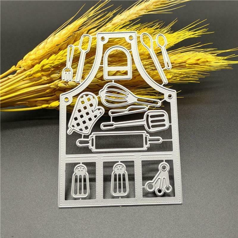Apron Metal Cutting Dies Stencil DIY Scrapbooking Album Paper Card Template Mold