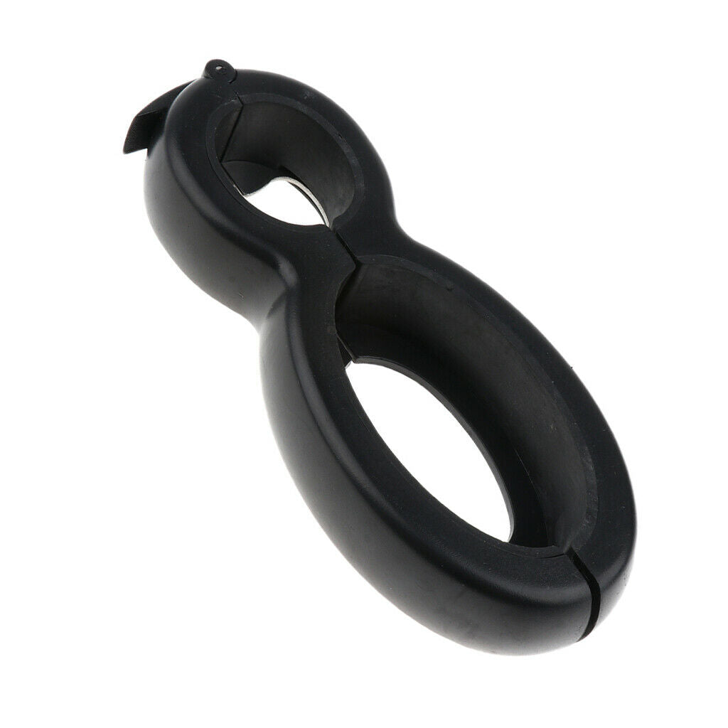 6 in 1 Multi Jar Bottle Opener Can Grip Twist Hand Manual Kitchen Tool Black 2