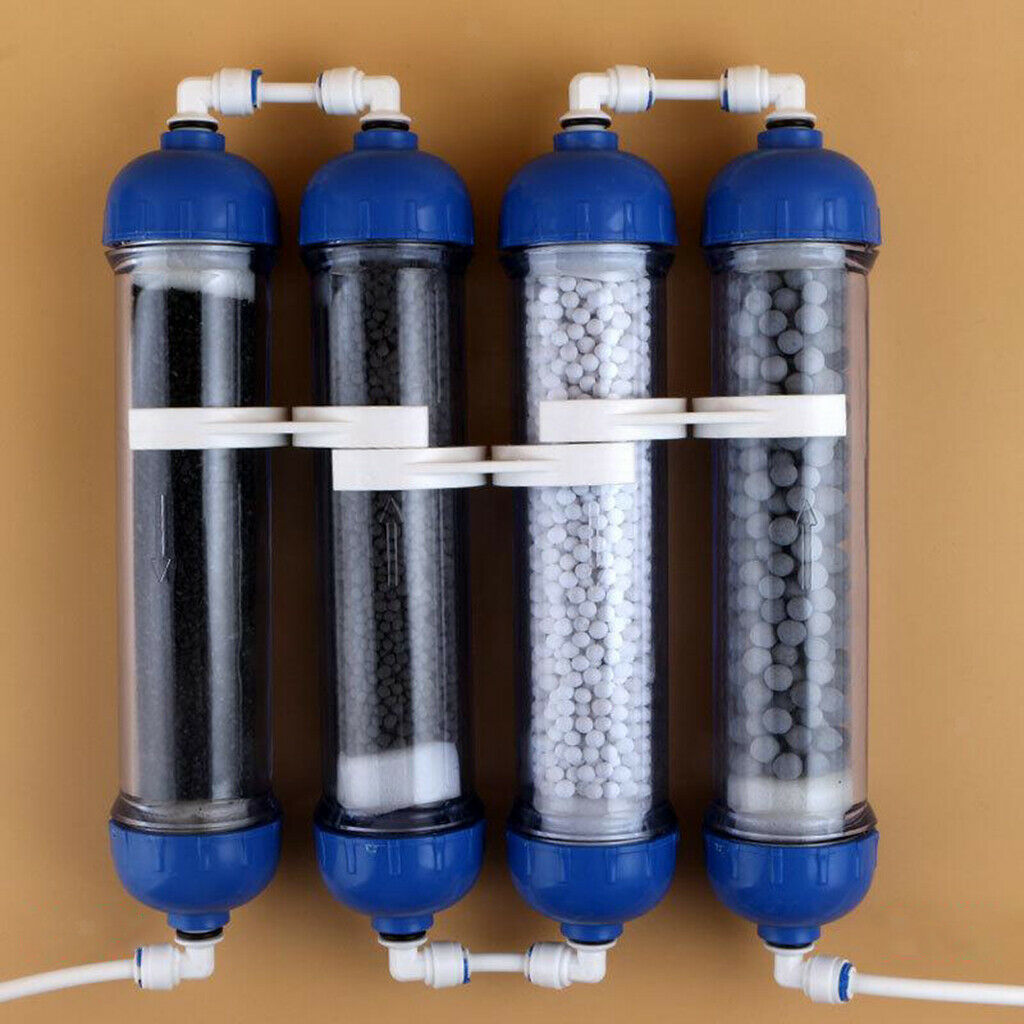 Replacement Transparent Water Filter Housing Bottle DIY Refillable Inline