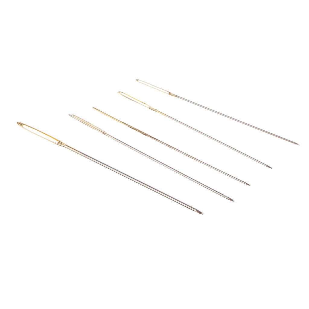 30Pcs Metal Tapestry Darning Needles with Large Eyes and Bottle Size 26