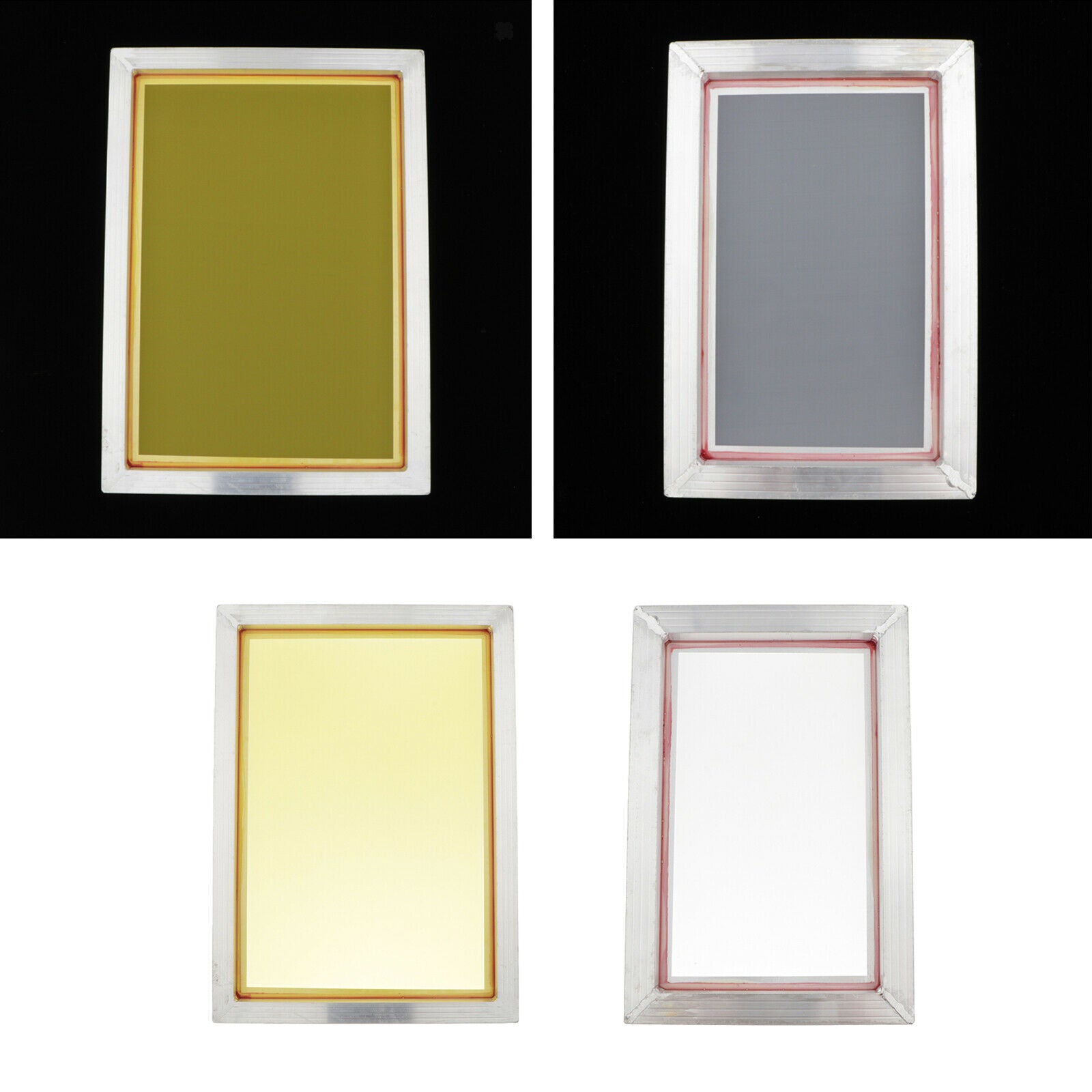 2Set 120T White Silk Screen Printing Silk Print Polyester Frame for Printed