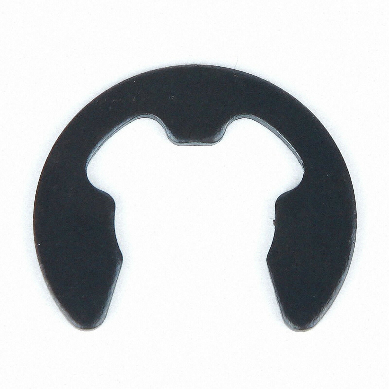 80pc M1.5,2,2.5~6 E-Clips Snap Ring Circlips Retaining Kit - Black Zinc Plated
