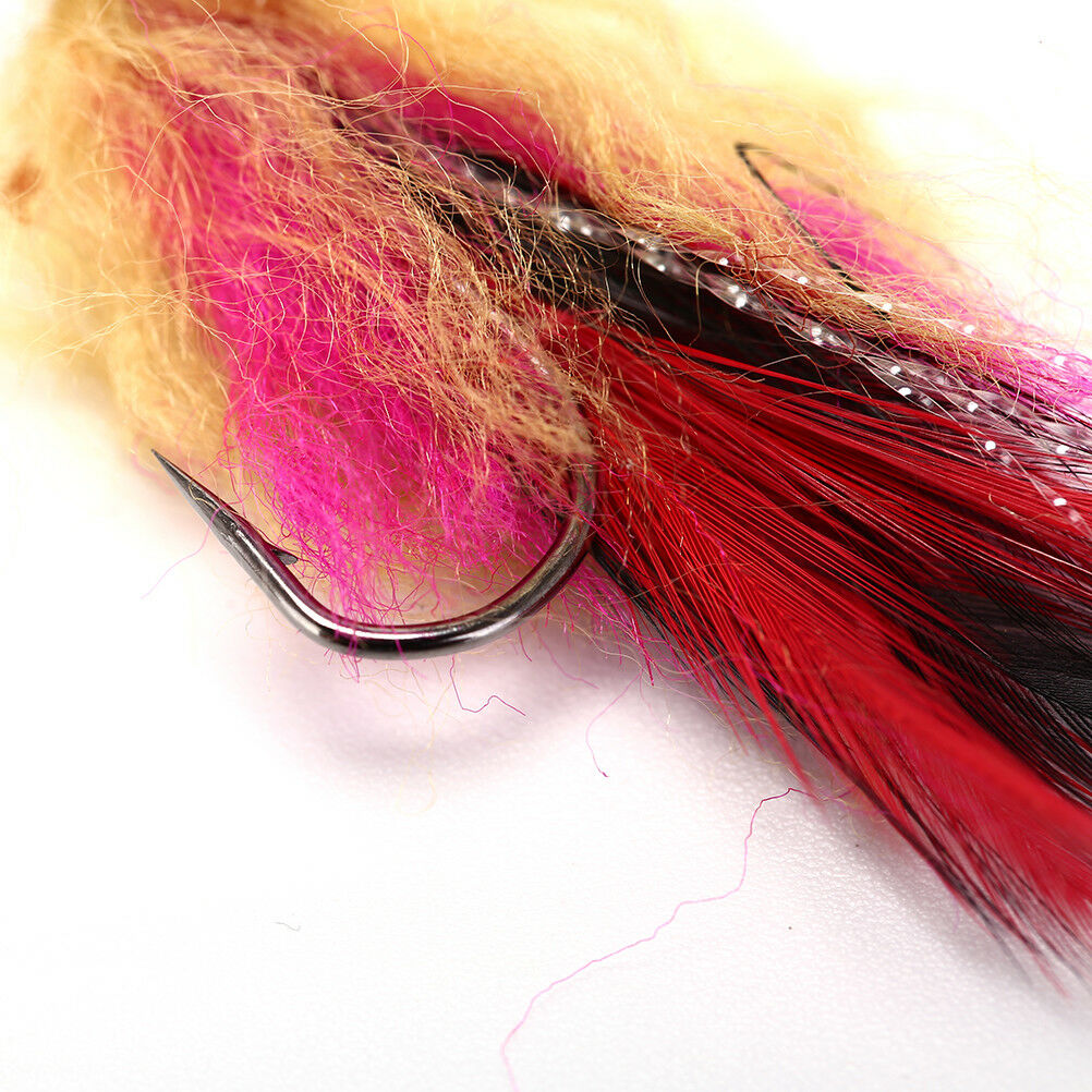 5cm hook/tube trout salmon steelhead pike fly fishing streamer flies salt.l8