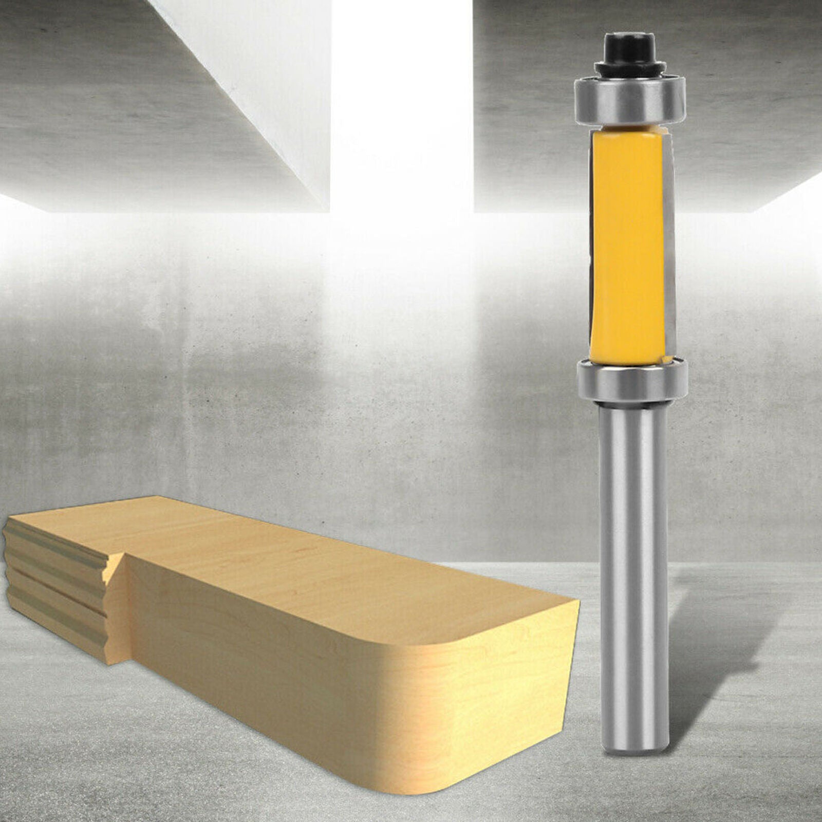 1/4'' Shank Top Bearing Flush Trim Pattern Router Bit Set Milling Cutter Tool