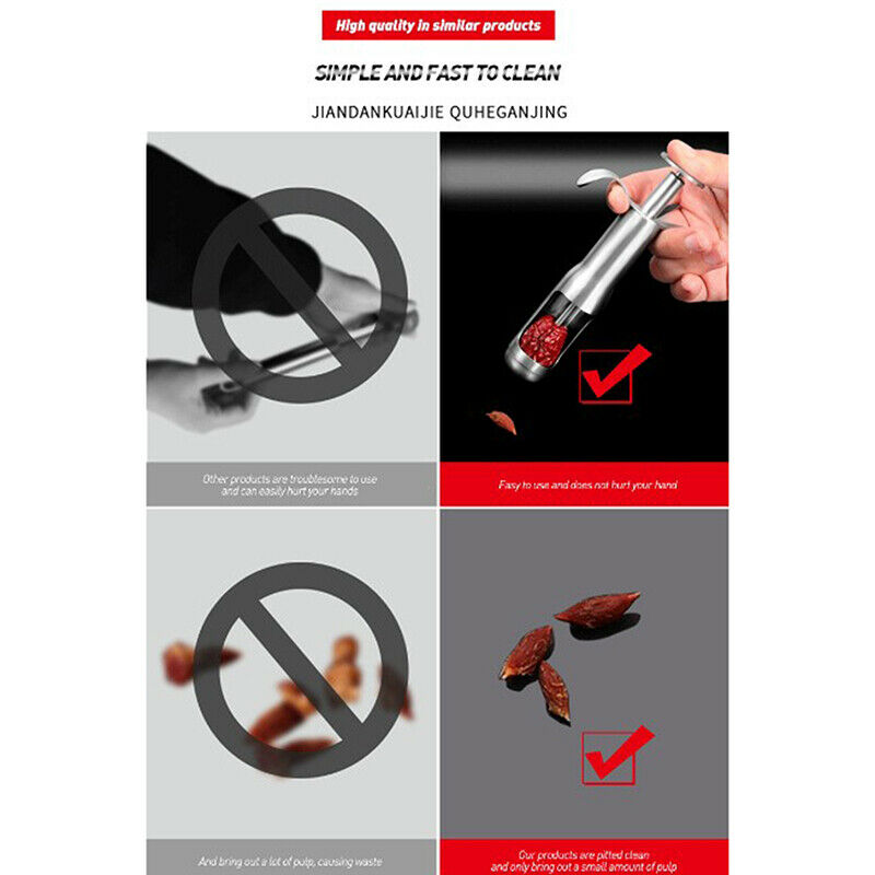 Red Jujube Corer to Jujube Nuclear Artifact, Cherry to Nuclear Fruit Coring ToSJ
