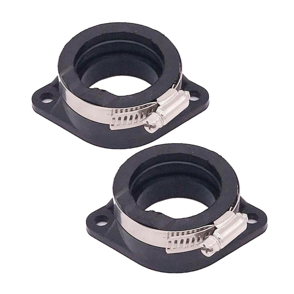 2Pack Adapter Intake Manifold Carb Carburetor Joint Foot Flang Suzuki GN250