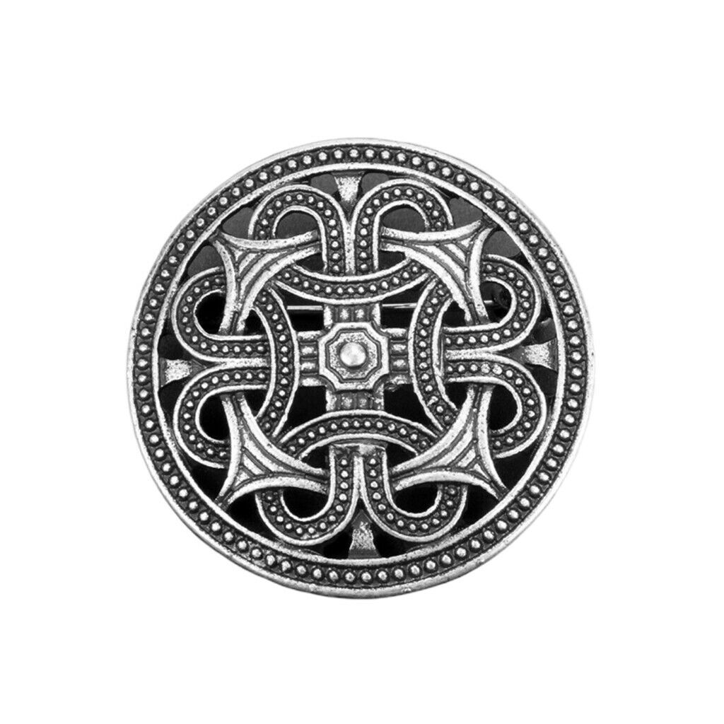 4Pcs Viking Brooch Pin Retro Sweater Cloak Badge Nordic Jewelry Holder