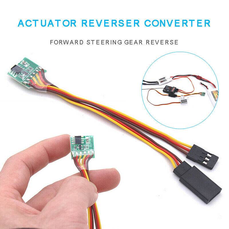 RC 5-6V Y-Lead Servo Signal Reversing Reverser Inverter DIY for Flaps P-FS-SRY