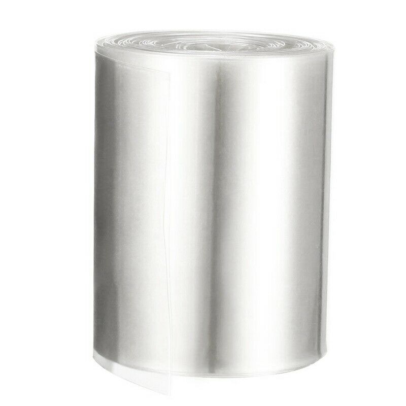 Pvc Heat Shrink Tubing Tube 70mm For 4 X 18650 Shrink Film 5M Clear H7W7W7