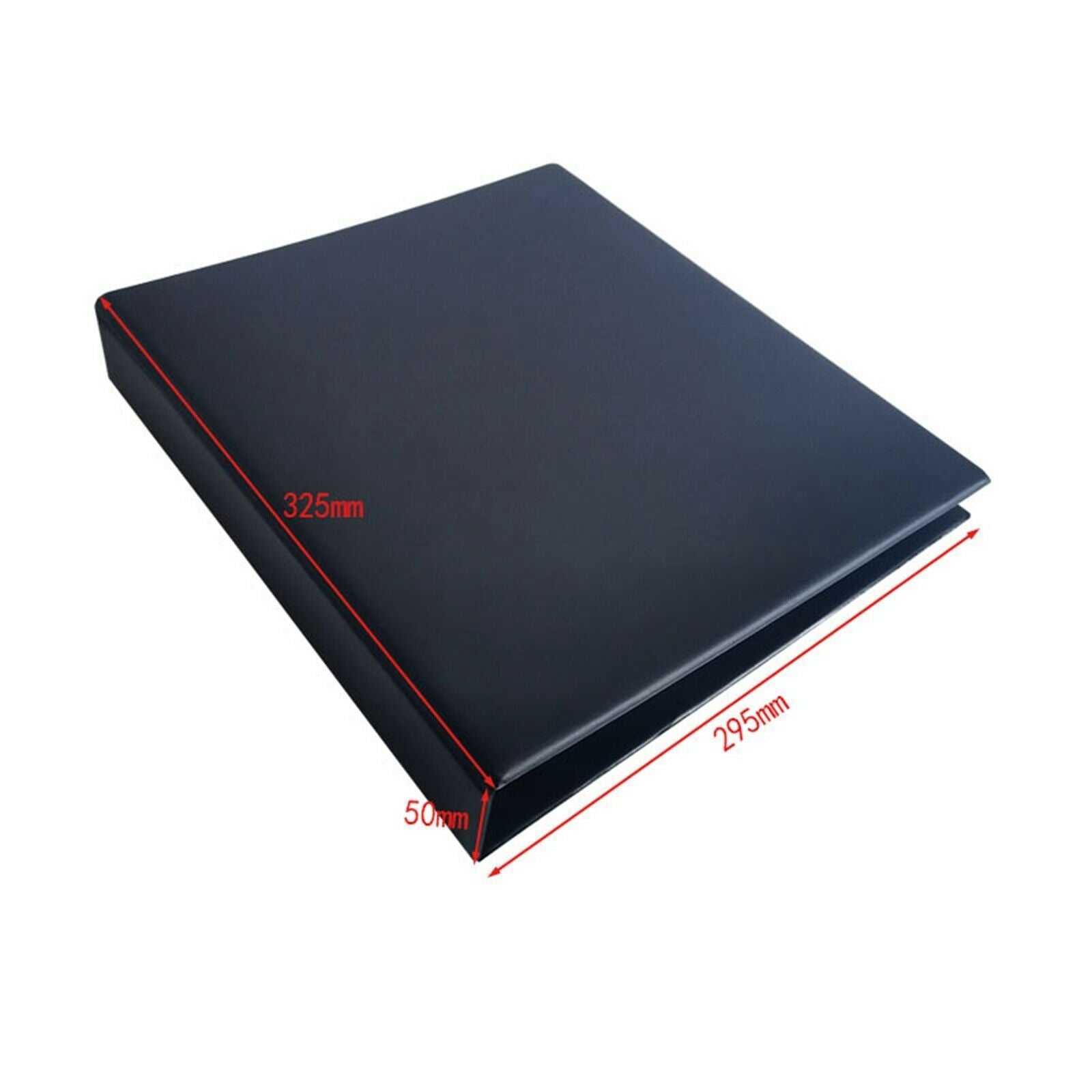 Portable Baseball Cards Sleeve 9 Pocket Black Two-side Binder Storage Pocket