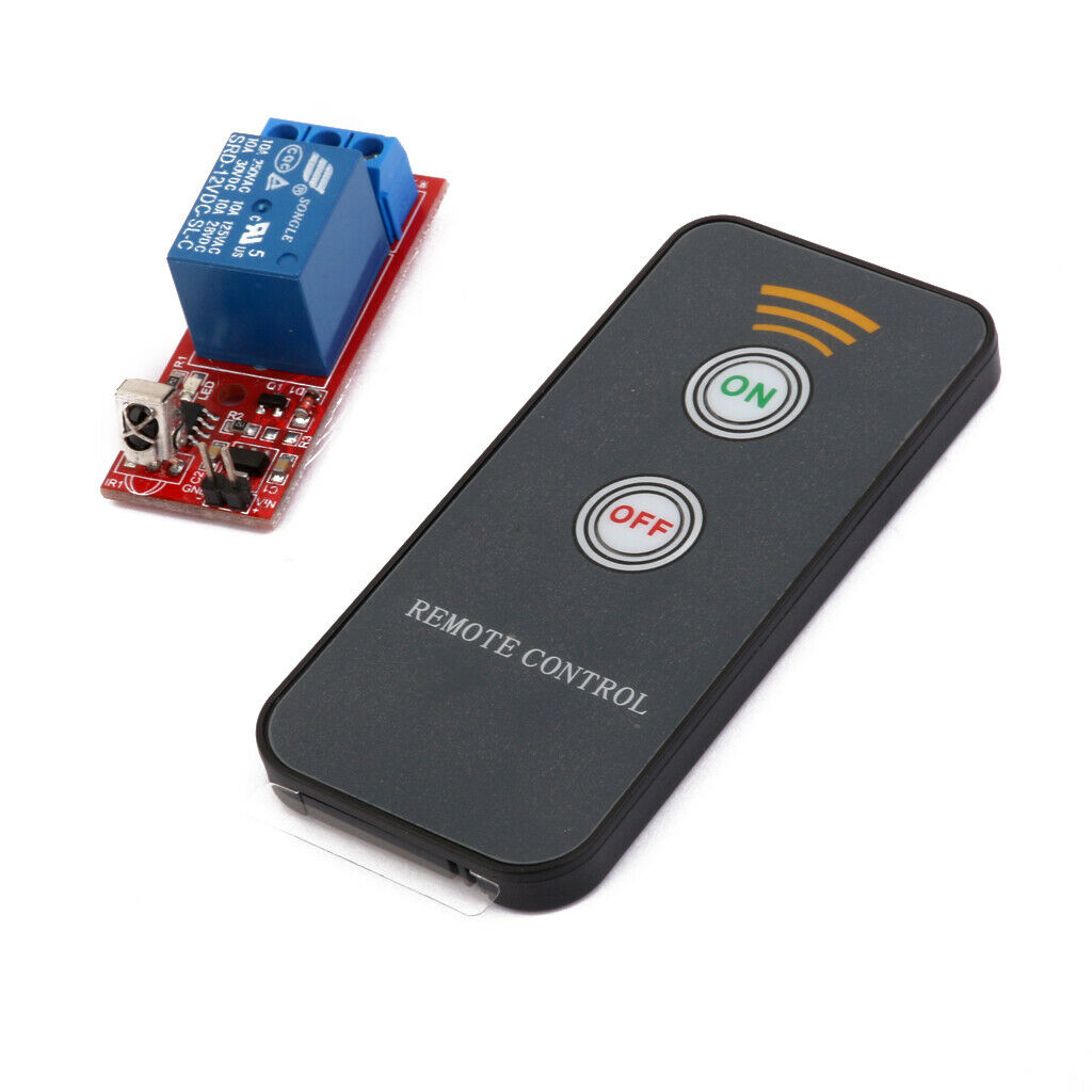1CH 12V Wireless LED Relay Driver Self Locking Module with Infrared Remote