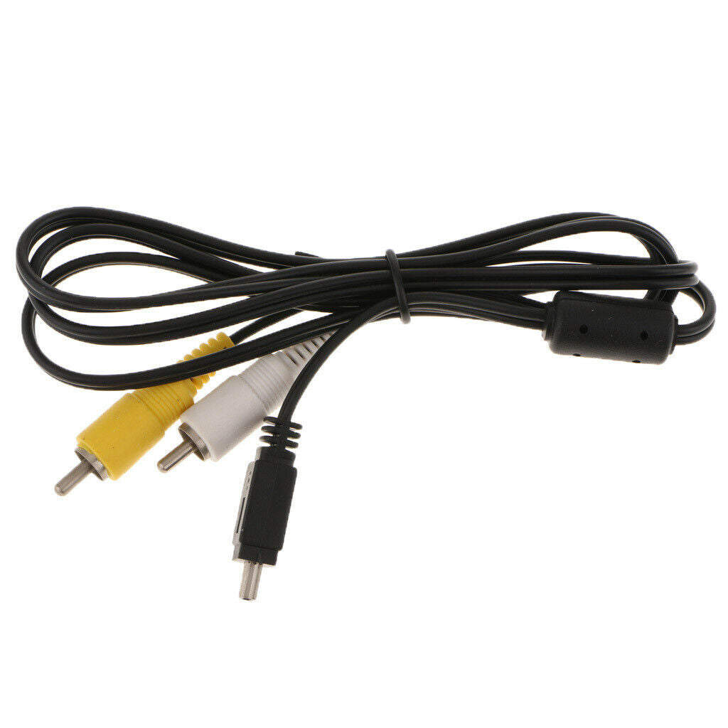 Micro USB Male to 2 RCA AV Adapter Cable for Canon   990 IS G10 S90 7D
