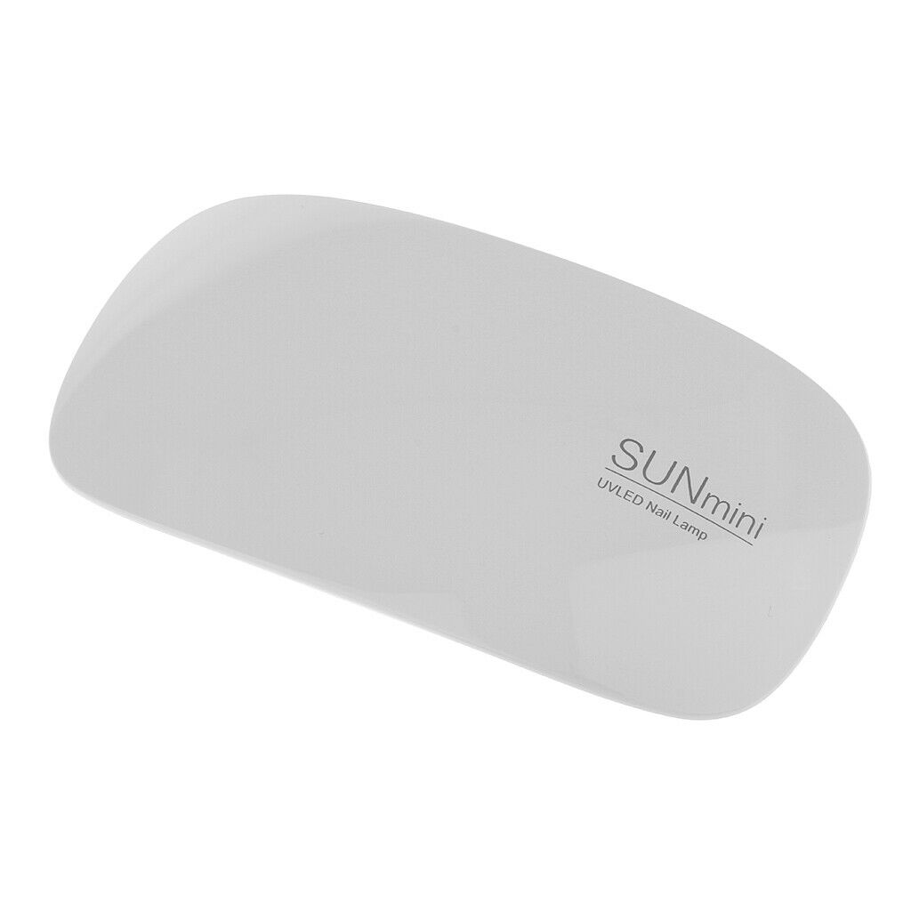 Folding Uv Led Nail Lamp Gel Polished Hard Nail Dryer with Pink Timer - White,