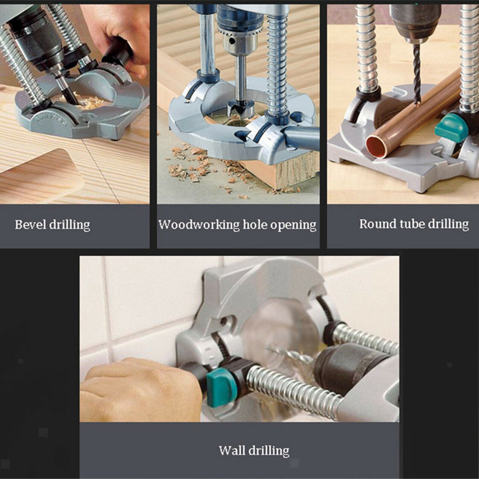 45-90Â° Adjustable Electric Drill Bracket Guide Holder Stand Universal
