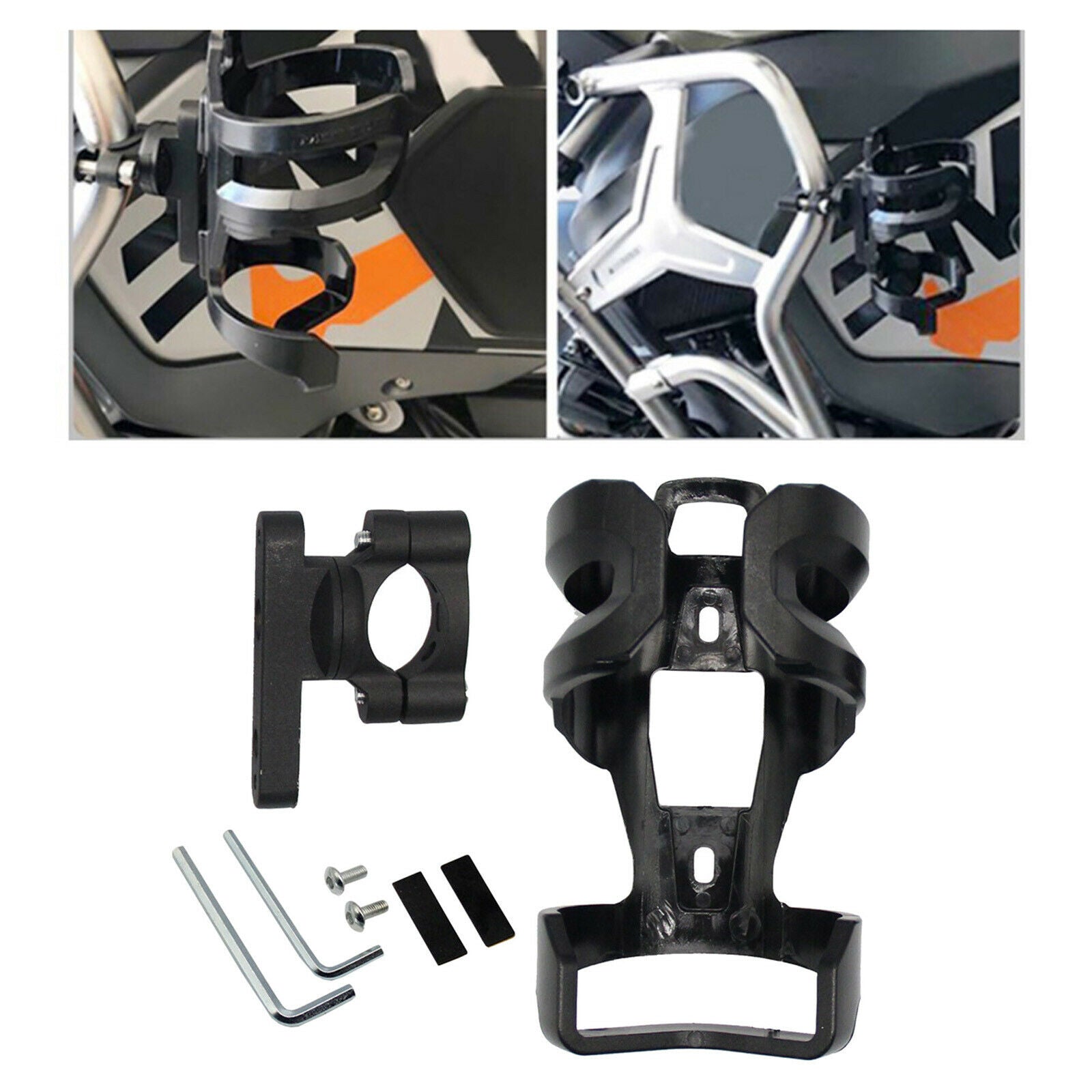 Motorcycle Drink Holder Bracket Motorbike Bike Beverage Bottle Cup Stand