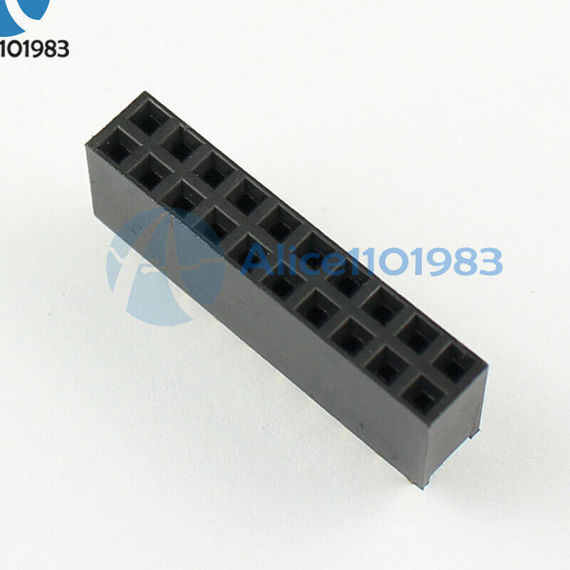 10PCS 2x10 20Pin 2.54mm Double Row Female Straight Header Pitch Socket Pin Strip
