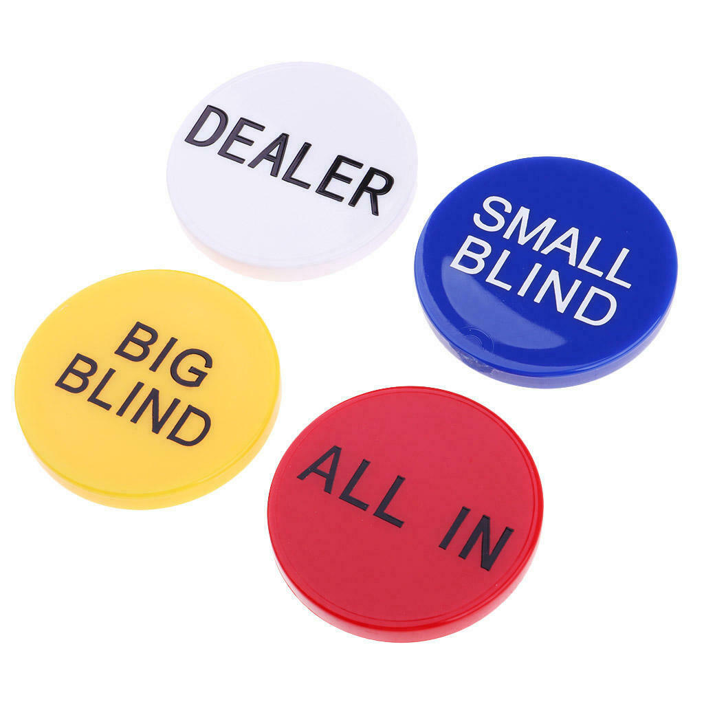 1 set of Pokerbottons large button diameter: approx. 5cm / 1.97 inches - white,