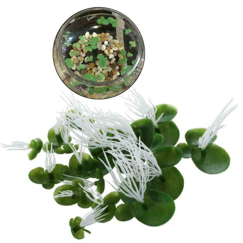 Realistic Duckweeds Floating All Year Available Pond Scenery 18Pcs Green Leaf