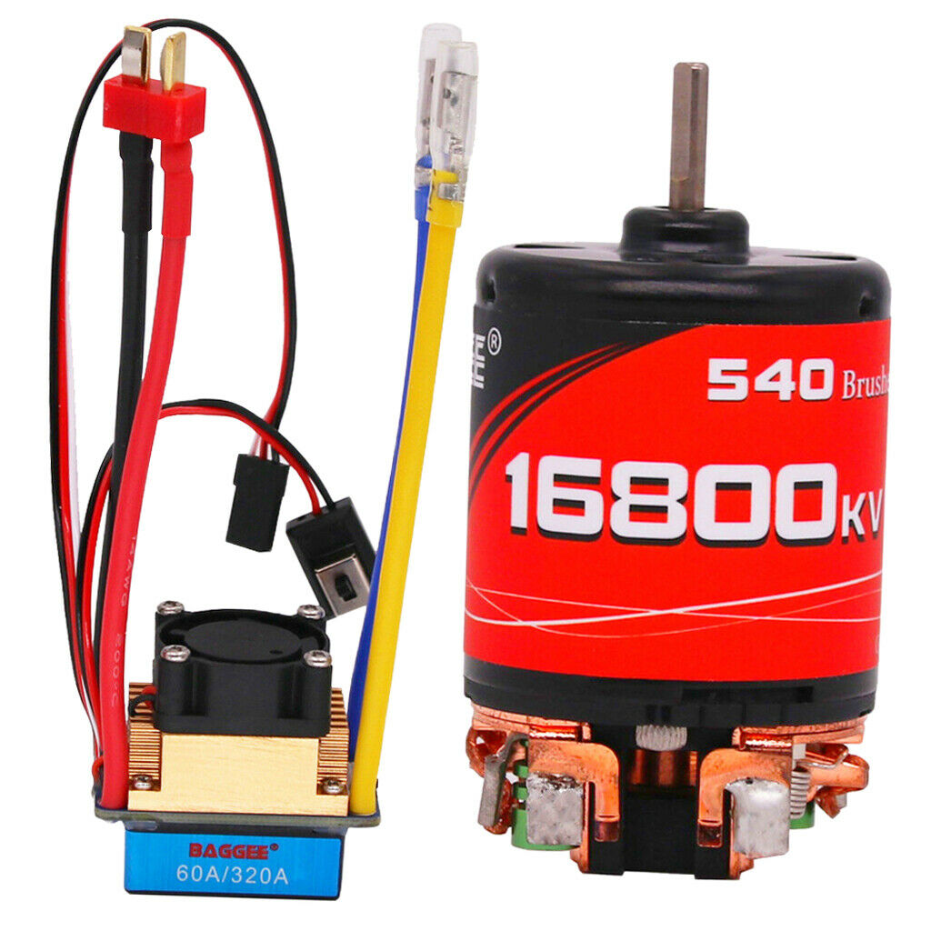 540 Brushed Motor with 60A/320A ESC RC Spare Part Replacement Accessory for HSP
