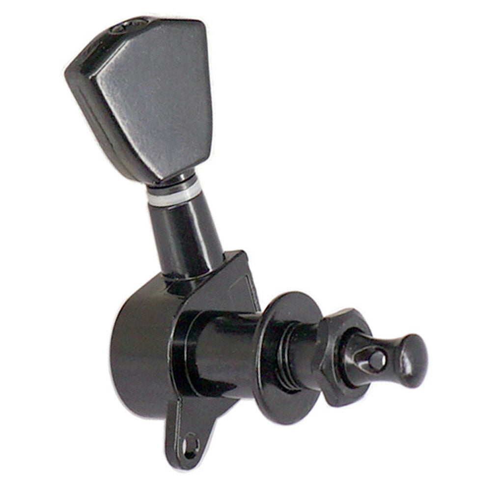Acoustic Electric Guitar String Tuning Pegs Machine Heads Tuners 6R Black